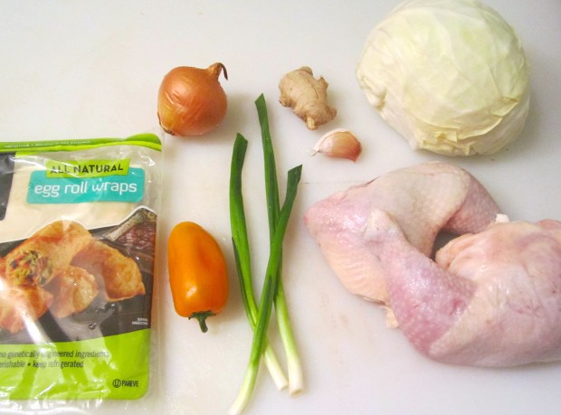 Chicken & Cabbage Spring Rolls