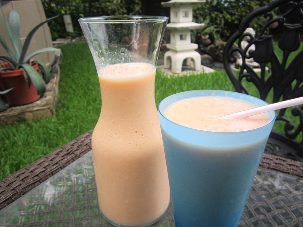 Cantaloupe Melon & Barceló Añejo Rum Smoothie