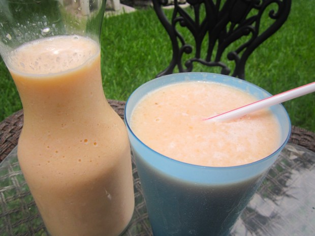 Cantaloupe Melon & Barceló Añejo Rum Smoothie