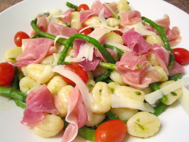 Gnocchi, Prosciutto, Asparagus & Parmigiano Reggiano