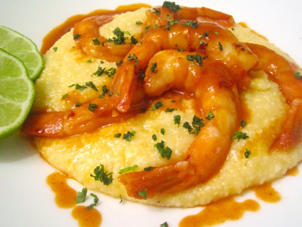 Cajun Shrimp & Cheese Grits