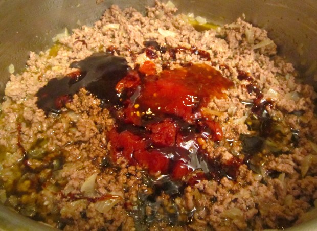 Add Salt, Hoisin Sauce, Soy Sauce, Sriracha, Maggi Seasoning, A Bit Of Corn Starch Slurry And Chicken Stock. Simmer until Meat Is Tender