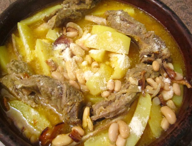 Add Ribs, Potatoes And Stock, Bring To A Simmer. Sprinkle With LOT'S Of Finely Grated Parmigiano Reggiano