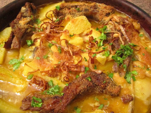 Sprinkle With LOT'S Of Fried Onions