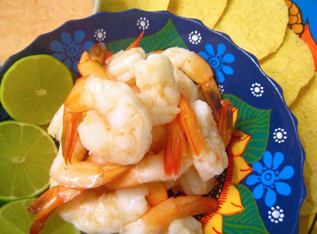 Shrimp Cocktail, Fried Tortilla & Classic French Cocktail Sauce