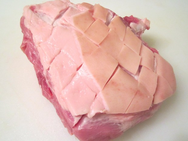 Pork butt, knuckle removed