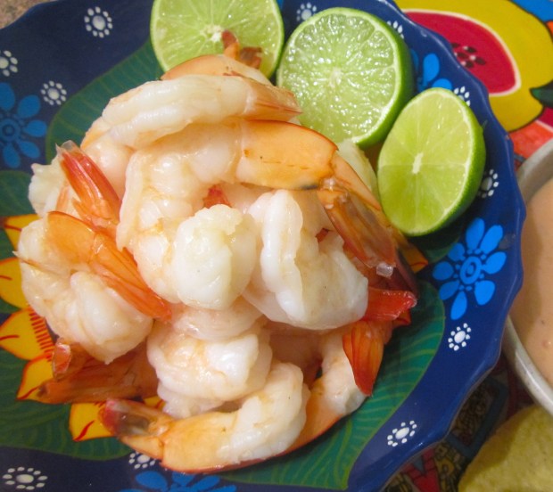 Shrimp Cocktail, Fried Tortilla & Classic French Cocktail Sauce