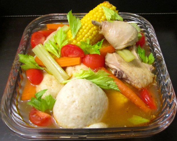 Chicken Soup With Root Vegetables And Matzo Balls