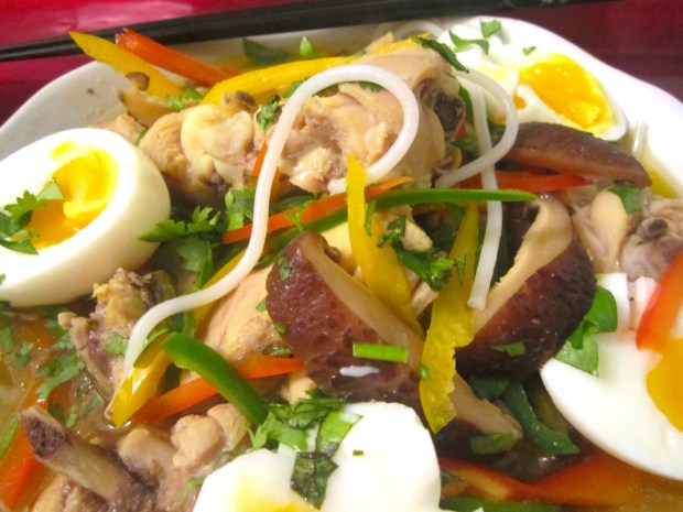 Chicken Noodle Soup & Egg