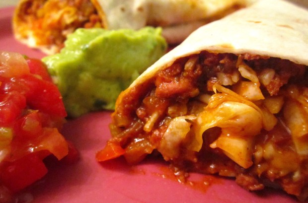 Spicy Lamb Tortilla Wraps