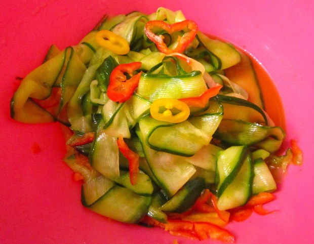 Asian Style Pickled Cucumbers