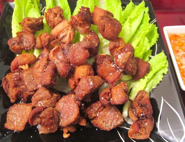 Fried PorkLeg With Spicy Dipping Sauce