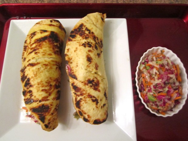 The Well Travelled  Hot Dog & Chipotle Cole Slaw