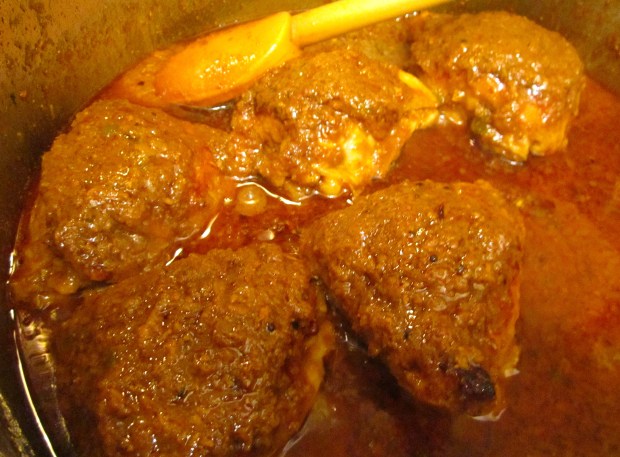 simmer covered until chicken is cooked through, check/adjust seasoning