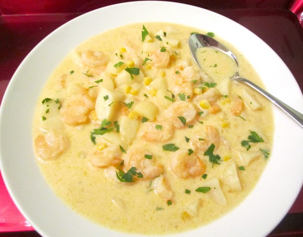 Caribbean Shrimp & Coconut Soup