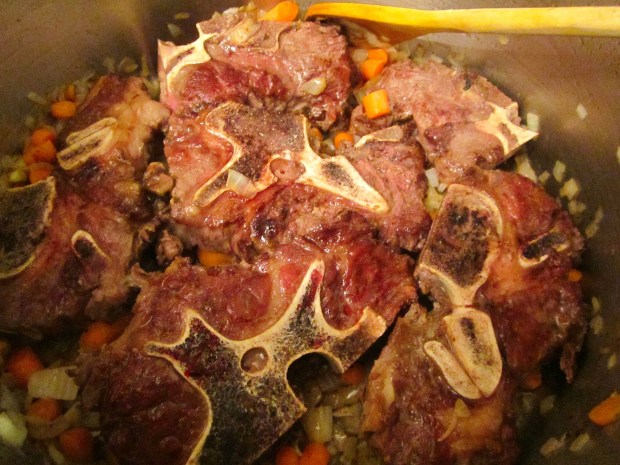 return neck bones to the pot