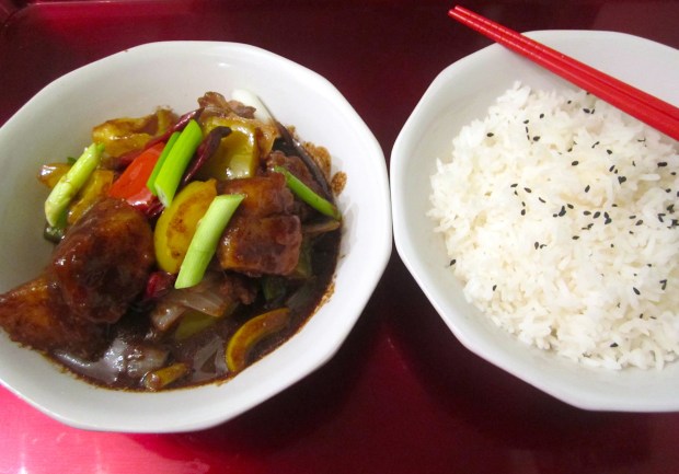 Stir Fried Sea Bass In Black Bean Sauce