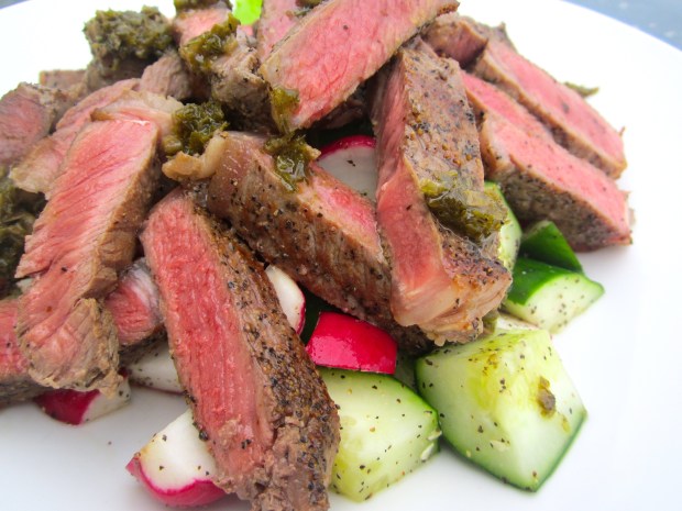 Steak Salat