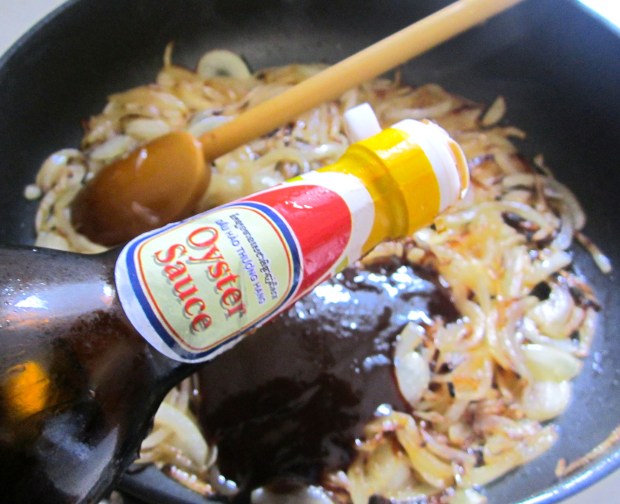 add oyster sauce