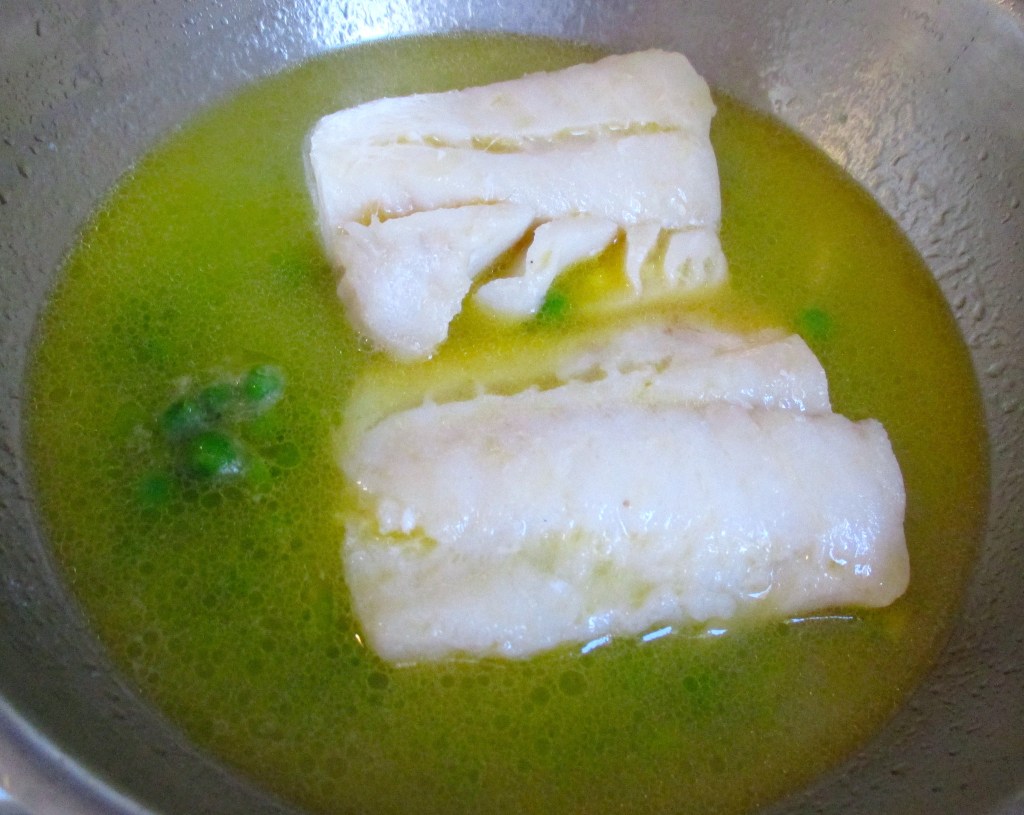 Steamed Cod Filet With Red Beet Risotto And Sugar Peas | ChefsOpinion