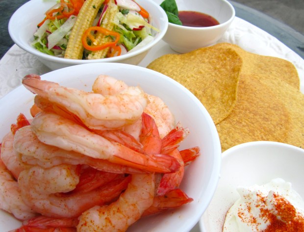 Shrimp Tostada