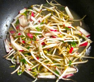 Steamed Bok Choy In Oyster Sauce & Grilled Chicken Breast In Sweet Chili Sauce