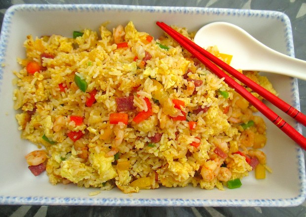 Shrimp And Lap Chea Fried Rice