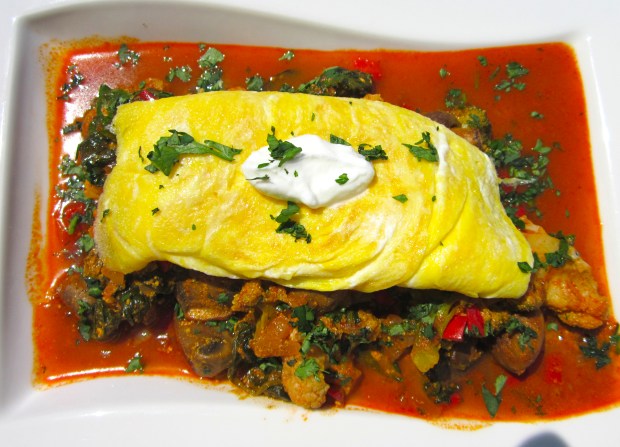 Bombay Vegetable Omelette