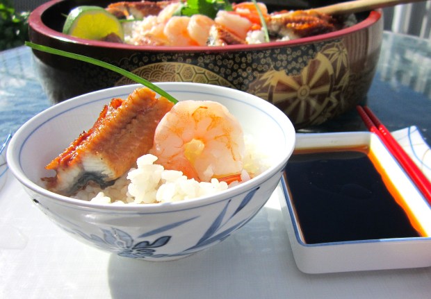 Chirashizushi -Unagi Kabayaki & Ebi