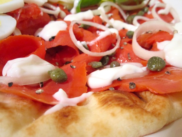 Breakfast of Champions # 48 - Smoked Salmon On Naan