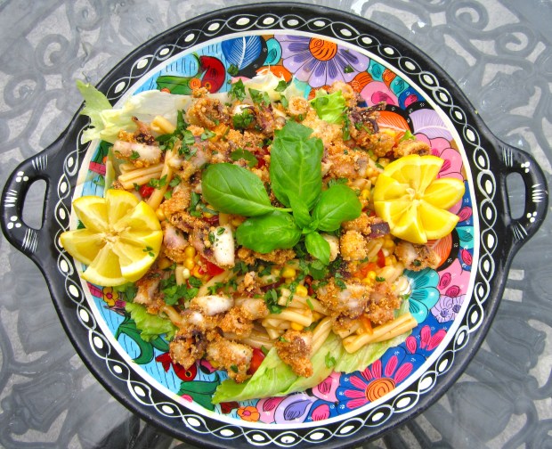 Pasta Salad With Squid And Sundried Tomatoes