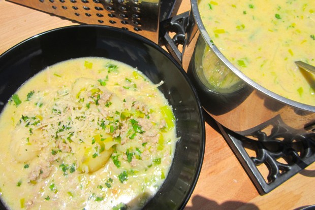 Carlo's Pork & Leek Soup