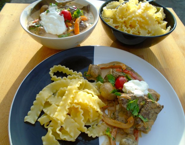 Beef Stroganoff