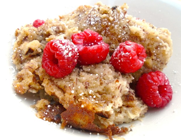 Banana-Walnut-Cake Pudding