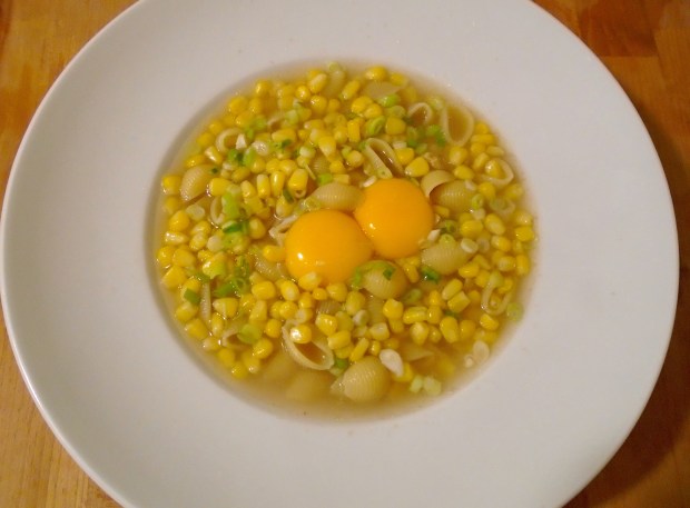 Pork Soup With Corn And Egg