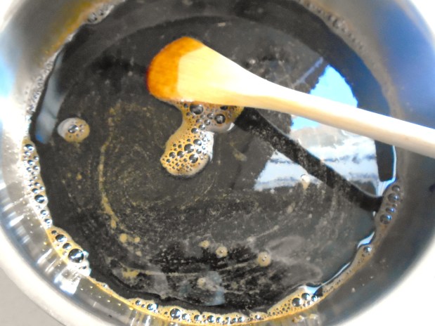 bring sauce to a VERY SLOW simmer 