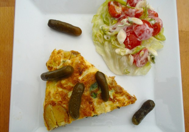 Chicken, Spinach And Potato Frittata