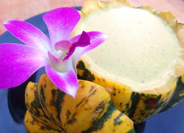 Curried Pumpkin, Potato And Coconut Soup