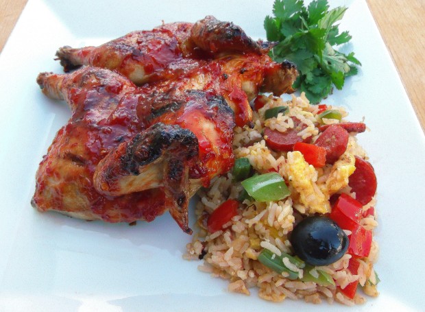 Piri Piri Chicken And Portuguese Fried Rice