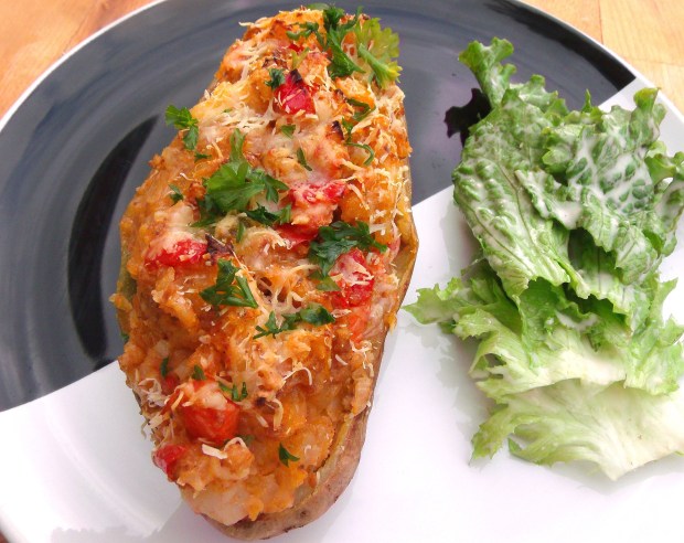 Twice Baked Shepherd's Potatoes